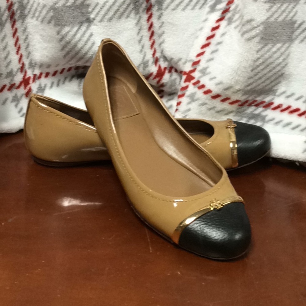 Tory Burch 2 tone ballet flats